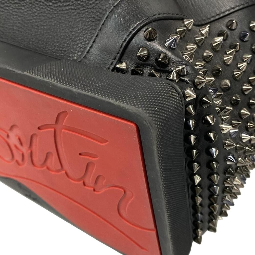 Christian Louboutin Explorer Funk Backpack Backpack Black Red Leather Rubber - Picture 6 of 15